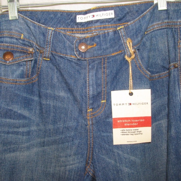 Tommy Hilfiger Jeans Size 12 Missy Stretch Lowrise - Picture 1 of 4